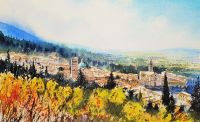 Blick über Assisi