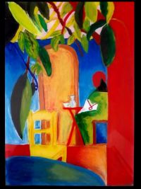Das Türkische Cafe n. Macke